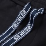 Pants Track Dior Monogram Black DO067 - Image 5