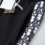 Pants Track Dior Monogram Black DO067 - Image 9