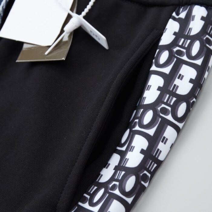 Pants Track Dior Monogram Black DO067 - Image 9