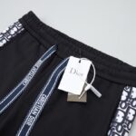 Pants Track Dior Monogram Black DO067 - Image 8