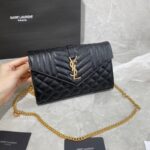 Yves Saint Laurent Small Envelope Chain Wallet YSL012 - Image 2