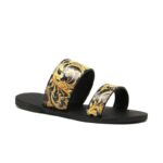 Versace Western Baroque Patterned Flat Sandals VSC014 - Image 2