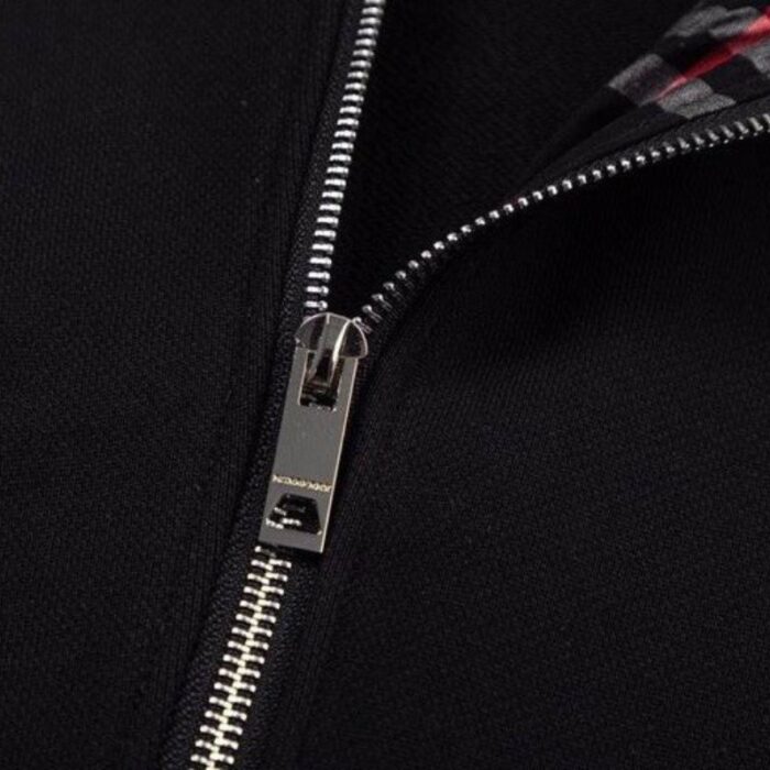 Burberry Embroidered King Logo Zip-Up Hoodie BY021 - Image 14