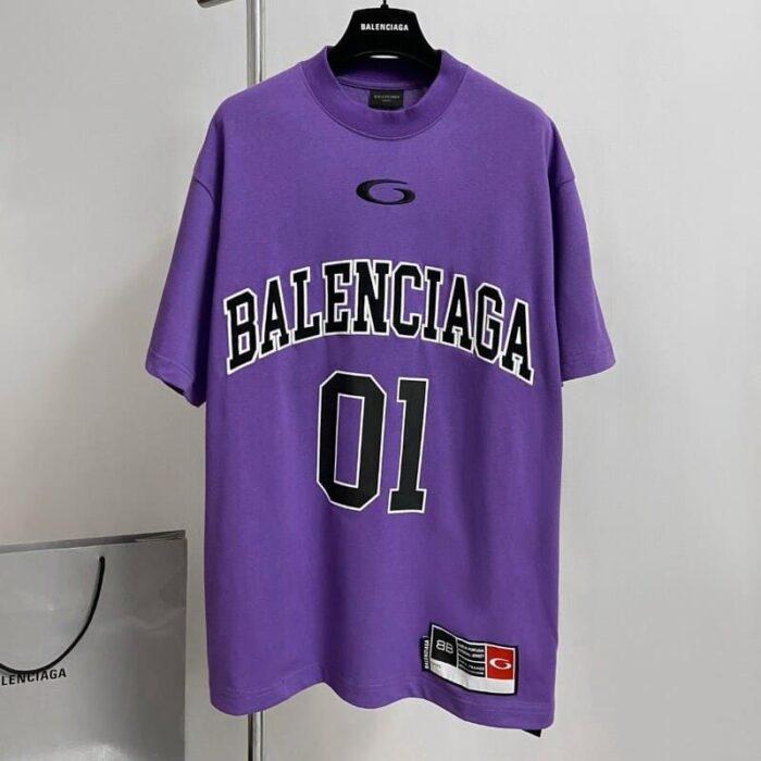 T-shirt- Balenciaga Basketeball White BL114 - Image 2