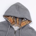 Burberry Embroidered King Logo Zip-Up Hoodie BY021 - Image 3
