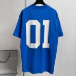 T-shirt- Balenciaga Basketeball Blue BL111 - Image 3