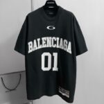 T-shirt- Balenciaga Basketeball Black BL112 - Image 3