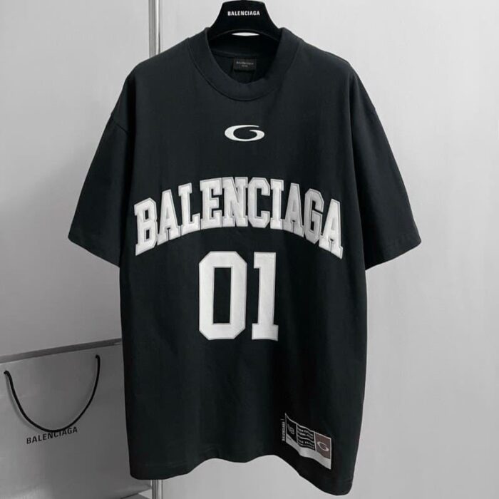 T-shirt- Balenciaga Basketeball Black BL112 - Image 3