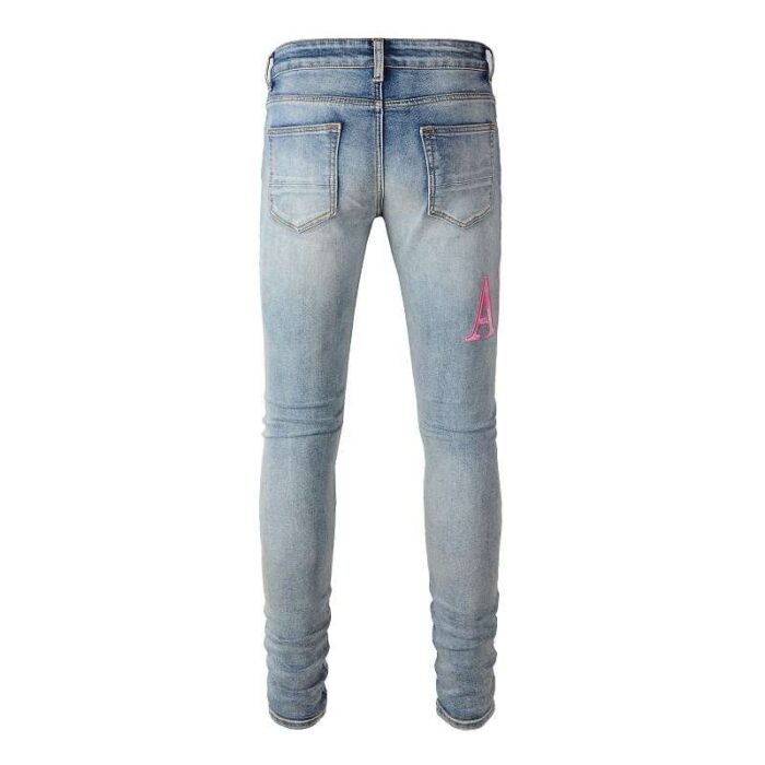 Jeans Amiri Slim Fit High Street Letter AM030 - Image 3