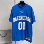 T-shirt- Balenciaga Basketeball Blue BL111 - Image 4
