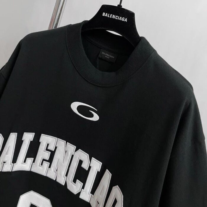 T-shirt- Balenciaga Basketeball Black BL112 - Image 4