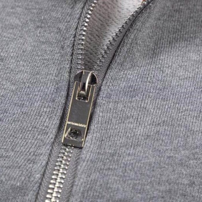 Burberry Embroidered King Logo Zip-Up Hoodie BY021 - Image 5