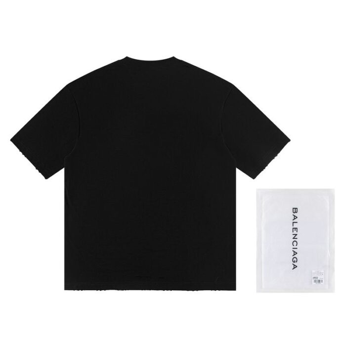 T-shirt Balenciaga Paris France BL162 - Image 2
