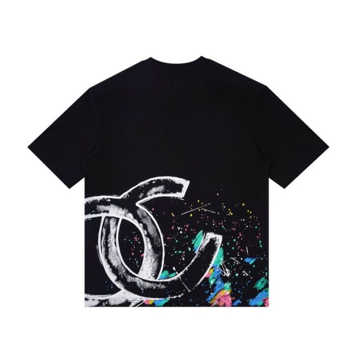 T-shirt Chanel Black CN013 - Image 2