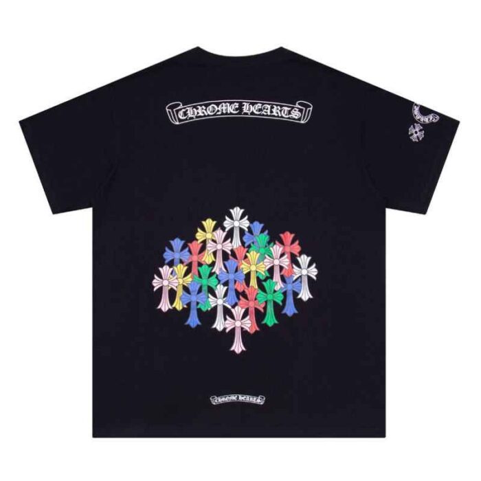 T-Shirt Chrome Hearts Colour Cross Cemetery CH118 - Image 2