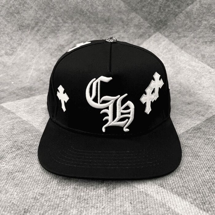 Cap Chrome Hearts Cross Patch Black CH121 - Image 2