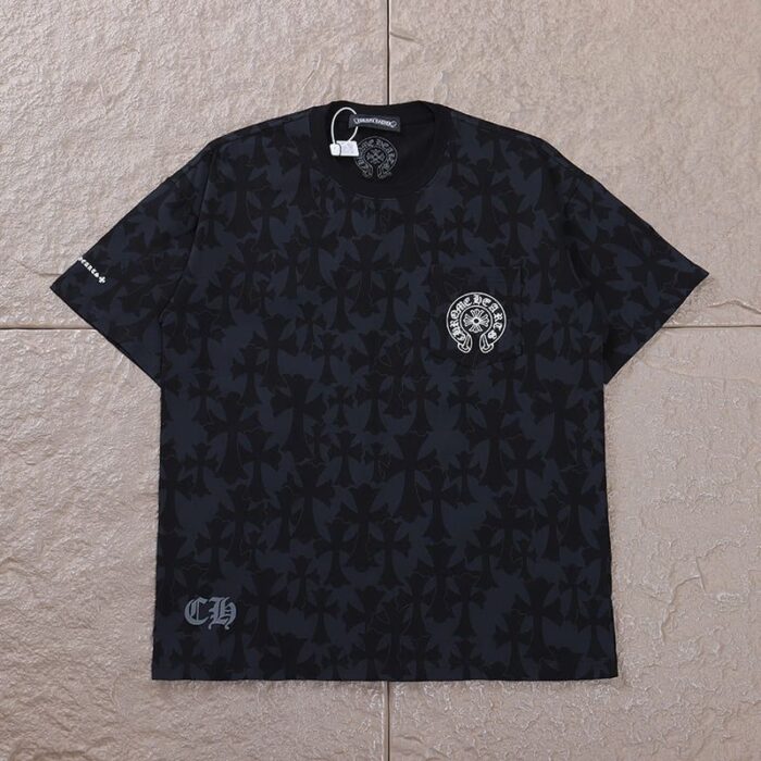 T-Shirt Chrome Hearts Black Cross CH123 - Image 2