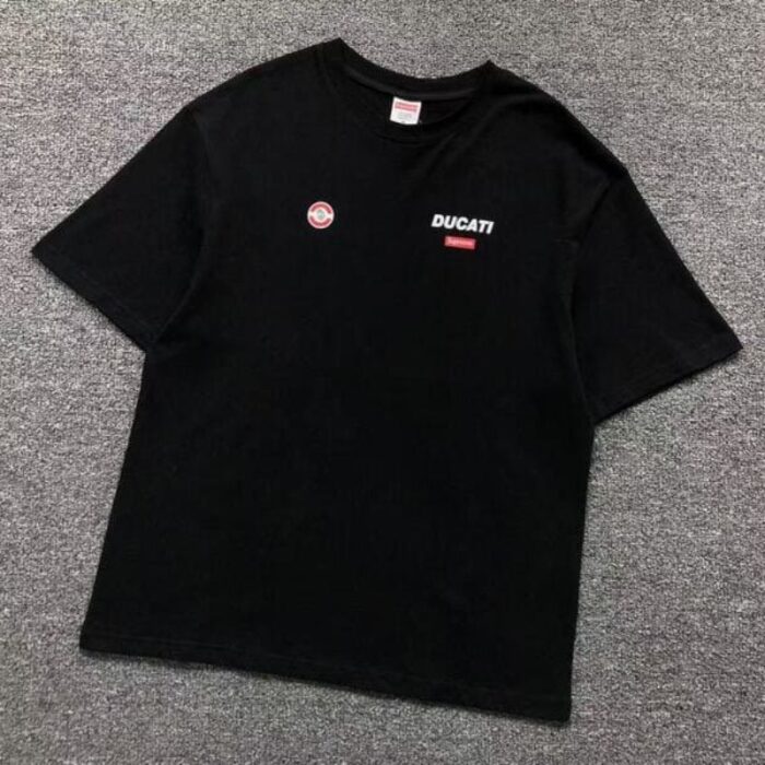 T-shirt Ducati Supreme Ducati Logo Black SP075 - Image 2