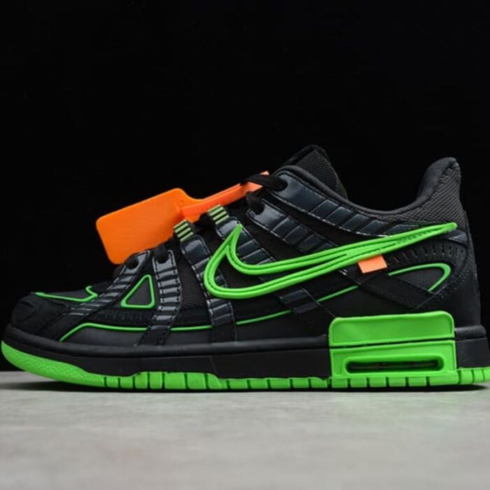 Off-White x Nike Air Rubber Dunk Green Strike NK060 - Image 2