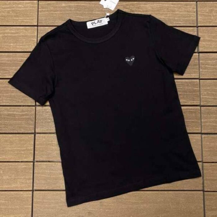 T-shirt Comme Des Garçons Play Black CDG002 - Image 2