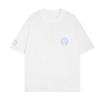 T-Shirt Chrome Hearts Triple Cross Logo White CH132 - Image 2