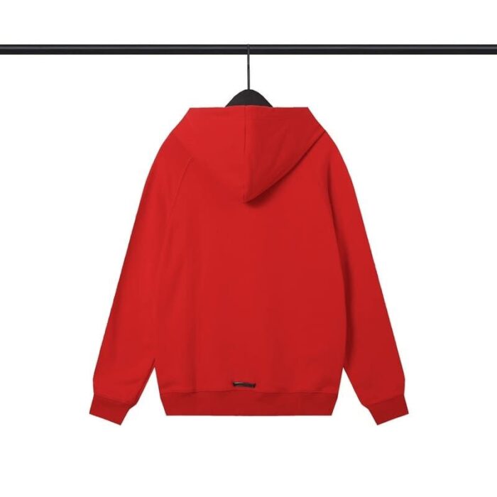 Hoodie Chrome Hearts 3 Cross Red CH133 - Image 2