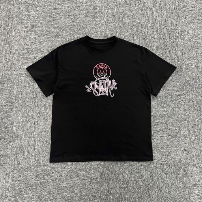 T-shirt Syna World x PSG Black SW007 - Image 2