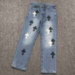 Pants Chrome Hearts Jeans Cross CH136 - Image 2
