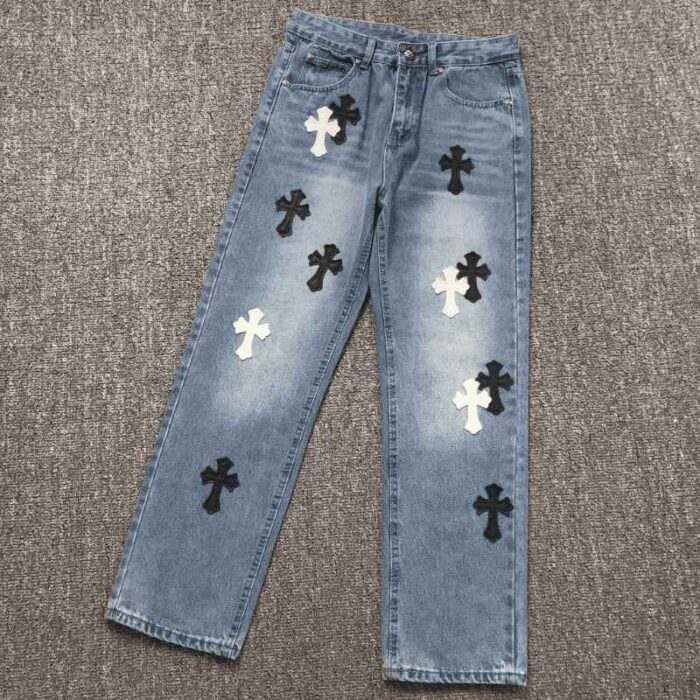 Pants Chrome Hearts Jeans Cross CH136 - Image 2