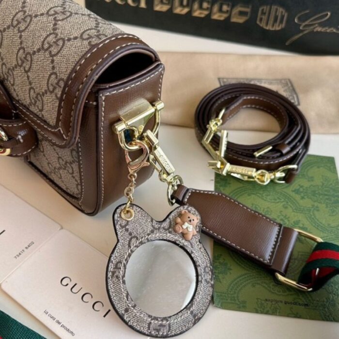 Gucci Horsebit 1955 Shoulder Bag GC232 - Image 3