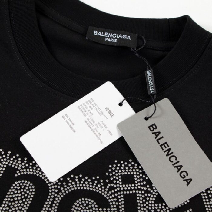 T-shirt Balenciaga Black BL158 - Image 4