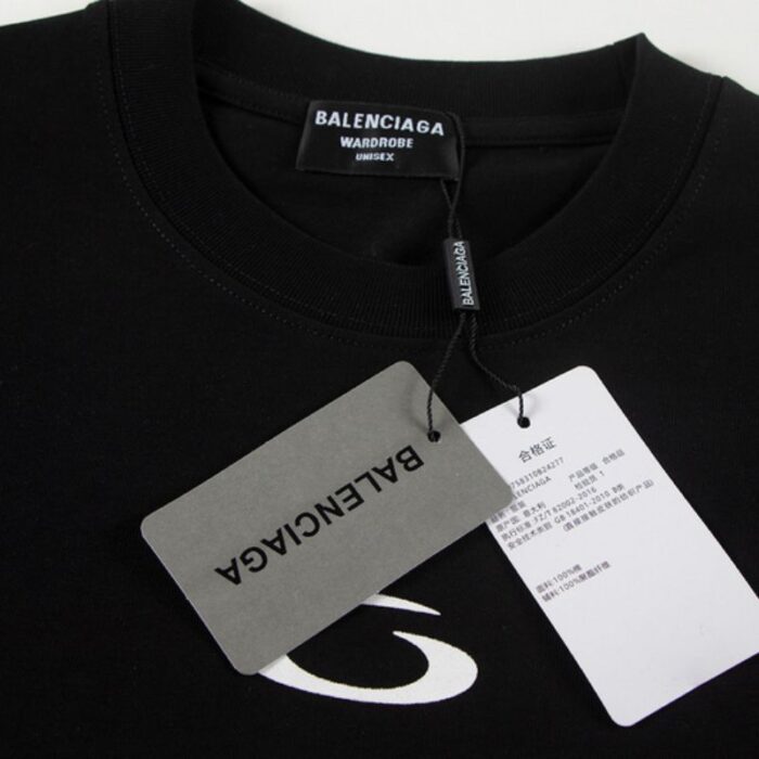 T-shirt Balenciaga Black BL159 - Image 4