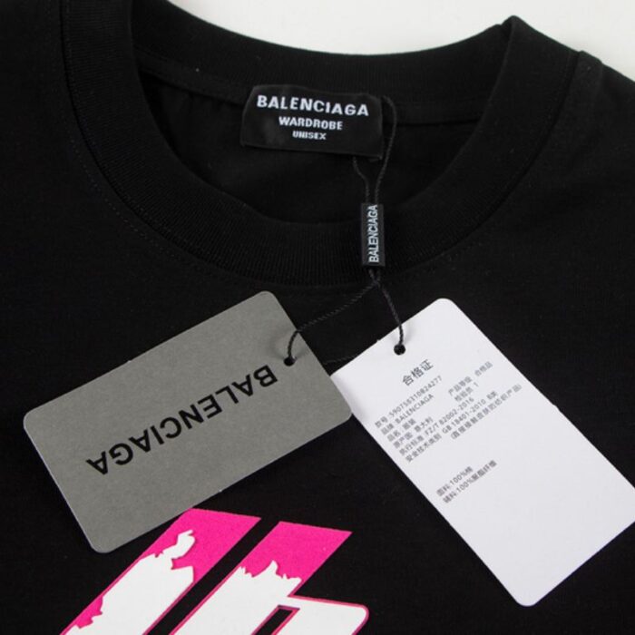 T-shirt Balenciaga Activewear Black BL161 - Image 4