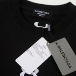 T-shirt Balenciaga Black BL163 - Image 4