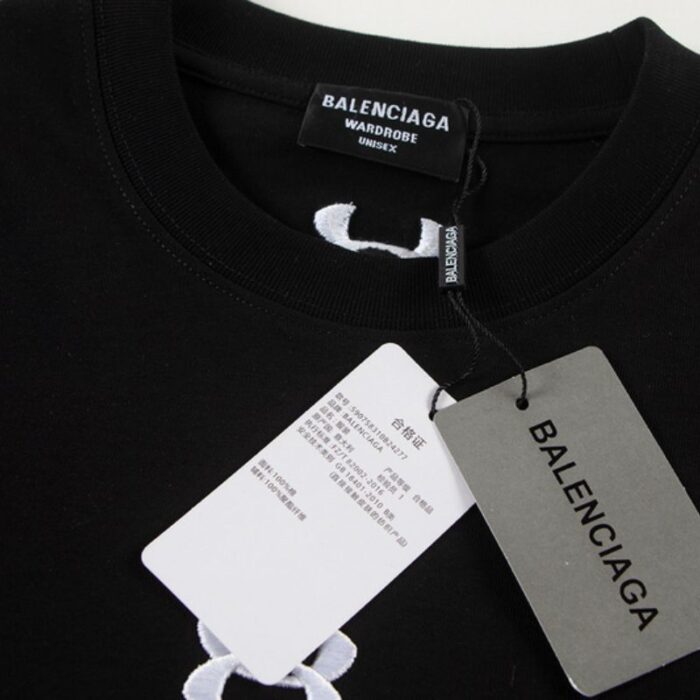 T-shirt Balenciaga Black BL163 - Image 4