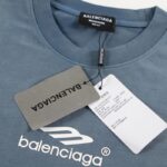 T-shirt Balenciaga Blue BL165 - Image 4