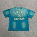 T-shirt Amiri Skate Tee Green AM041 - Image 3