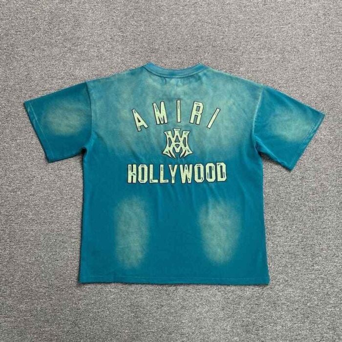 T-shirt Amiri Skate Tee Green AM041 - Image 3
