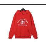 Hoodie Chrome Hearts 3 Cross Red CH133 - Image 3