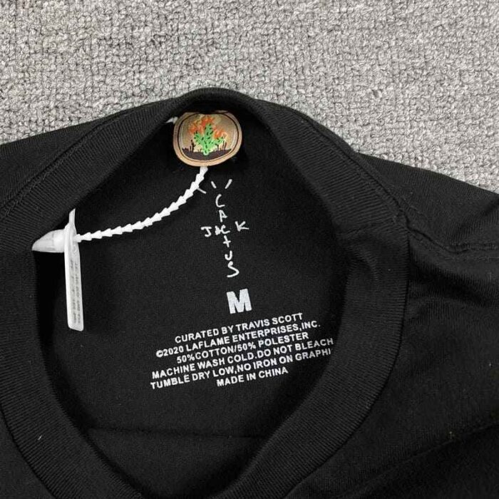 T-shirt Cactus Jack Travis Scott x Playstation Black CJ002 - Image 4