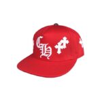 Cap Chrome Hearts Cross Patch Red CH119 - Image 4