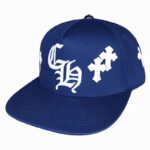 Cap Chrome Hearts Cross Patch Blue CH120 - Image 4