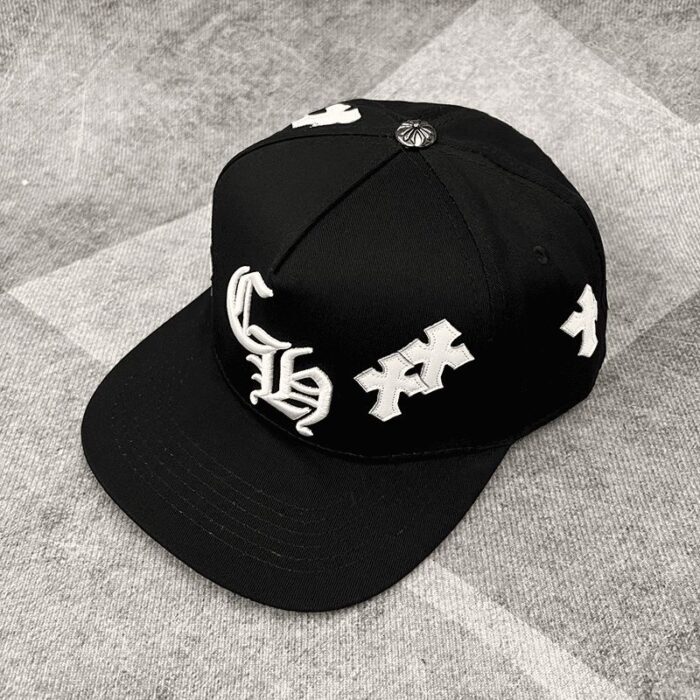 Cap Chrome Hearts Cross Patch Black CH121 - Image 4
