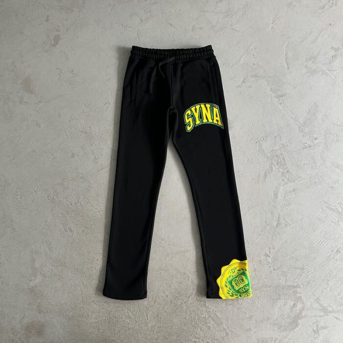 Set Syna World College Logo Black/Yellow SW004 - Image 4