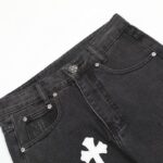 Pants Chrome Hearts Jeans Cross Patches CH126 - Image 4