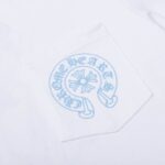 T-Shirt Chrome Hearts Triple Cross Logo White CH132 - Image 4