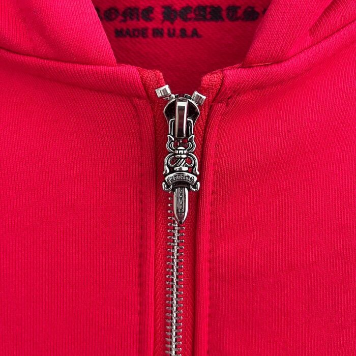 Hoodie Chrome Hearts Pink CH098 - Image 4