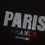 T-shirt Balenciaga Paris France BL164 - Image 6