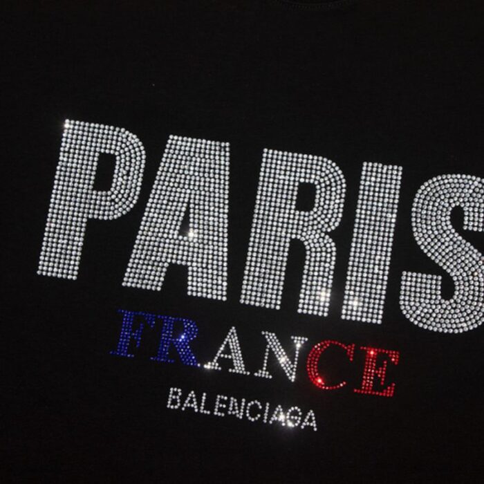 T-shirt Balenciaga Paris France BL164 - Image 6