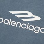 T-shirt Balenciaga Blue BL165 - Image 6